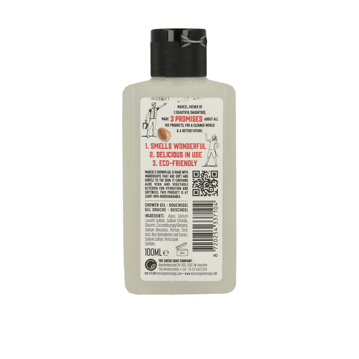 Marcel's Green Soap Showergel argan & oudh mini 100.00 Milliliter