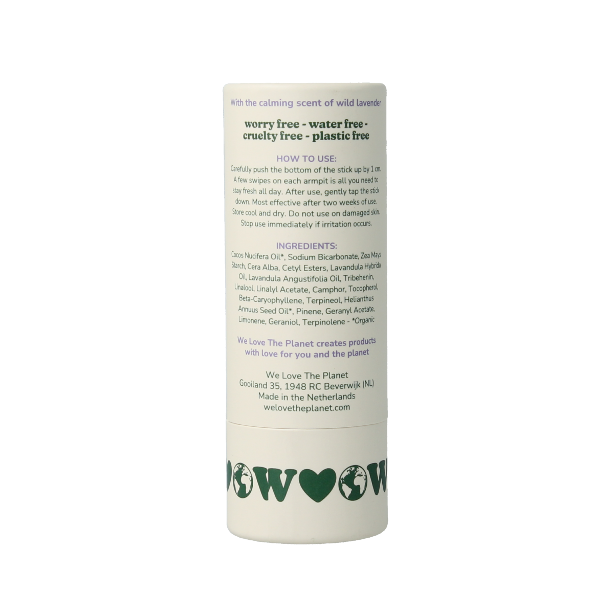 We Love Deodorant stick wild lavender 40.00 Gram