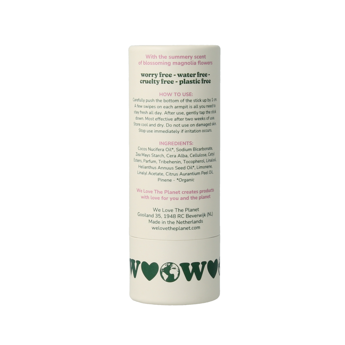 We Love Deodorant stick chic magnolia 40.00 Gram