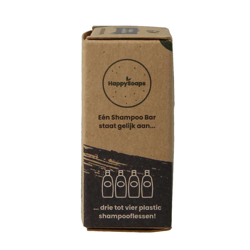 Happysoaps Shampoo bar charming charcoal & sweet sandal 70 Gram