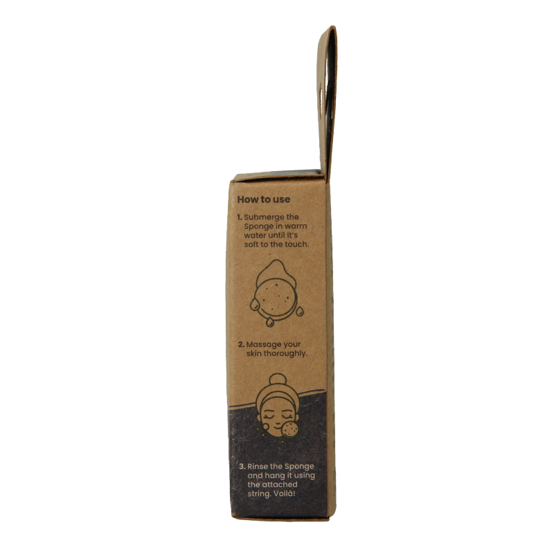 Happysoaps Konjac spons vette huid 1 Stuks
