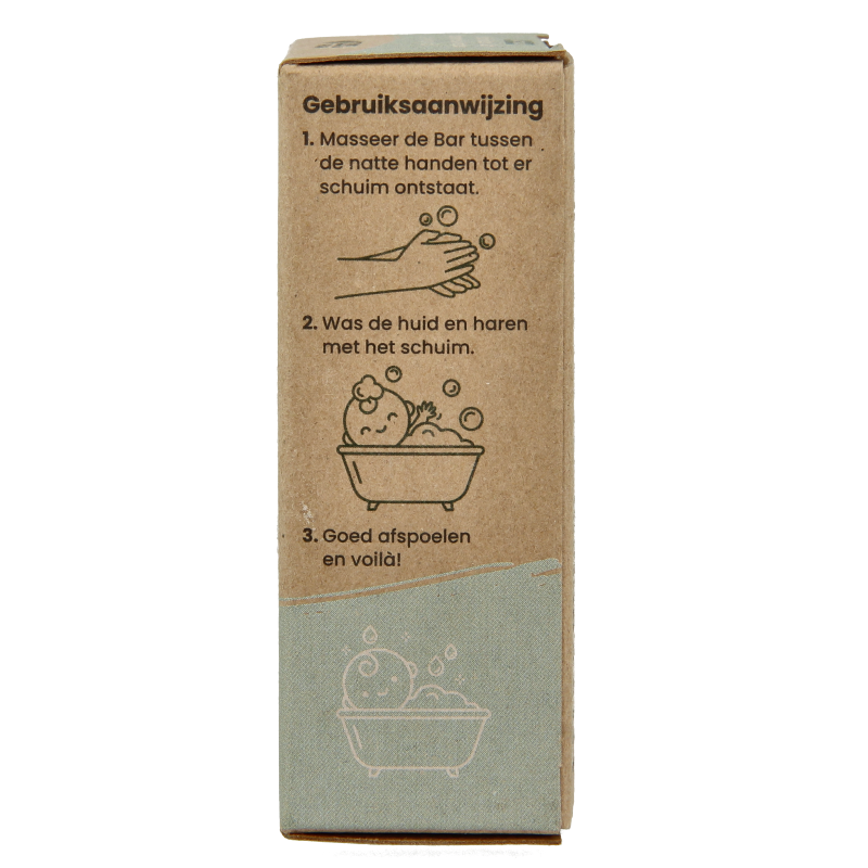 Happysoaps Baby shampoo & body wash aloe you very much 80 Gram