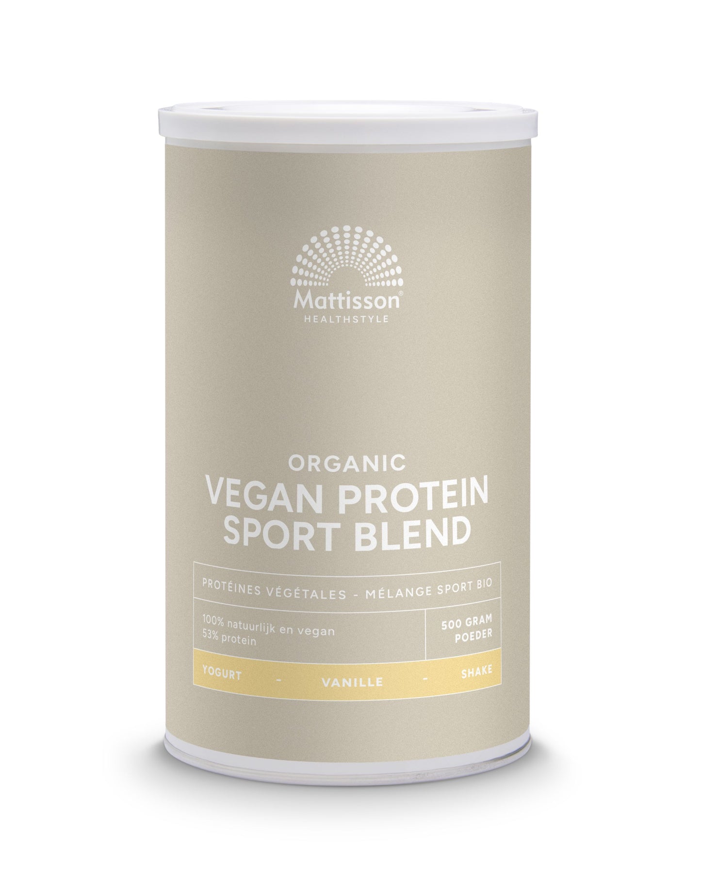 Mattisson Organic sport vegan protein blend vanille 500 Gram