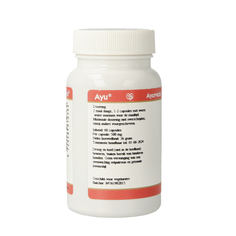 Ayurveda BR Ayu gluco 60.00 Vegetarische capsules