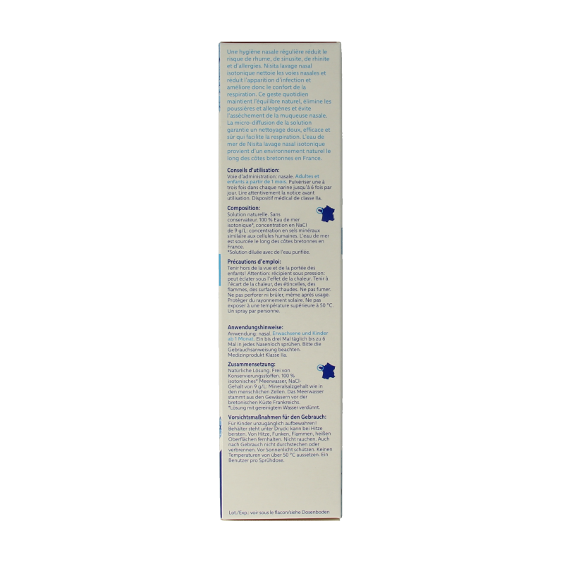 Nisita Neusspoeling isotoon micro diffusion 125 Milliliter