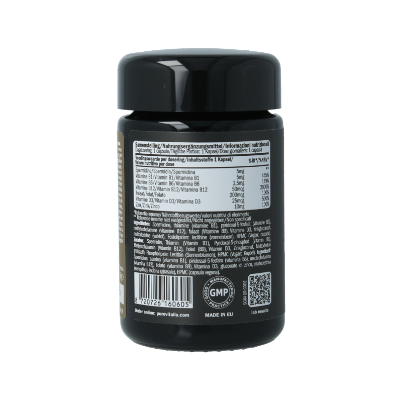 Purovitalis Spermidine fusion 30 Capsules