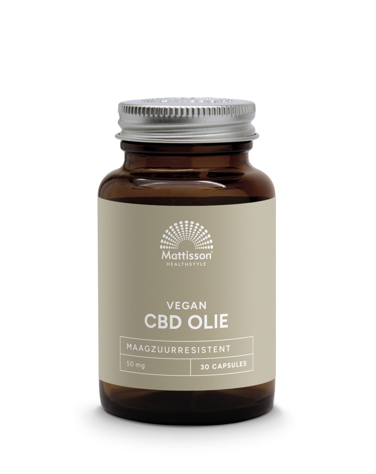Mattisson CBD olie 50mg 30.00 Vegetarische capsules