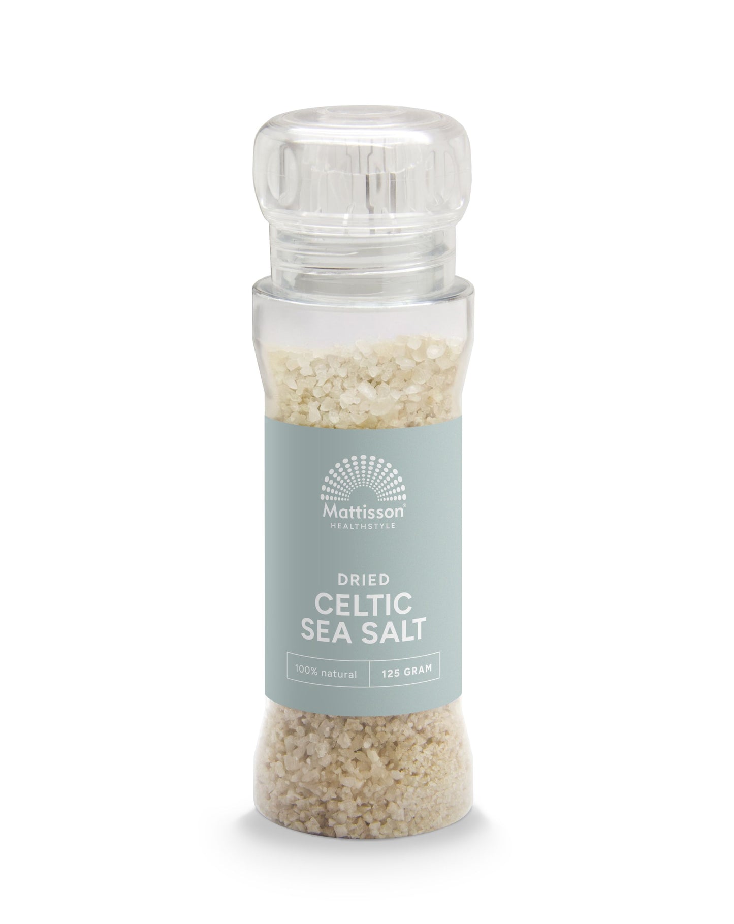 Mattisson Keltisch zeezout celtic sea salt gedroogd molen 125.00 Gram