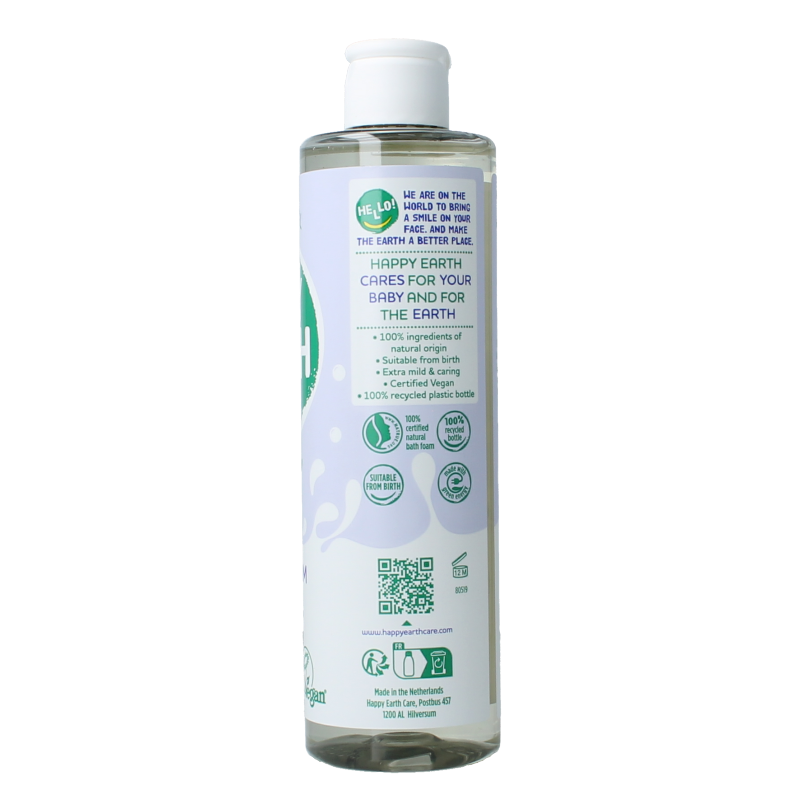 Happy Earth Badschuim voor baby en kids 300 Milliliter