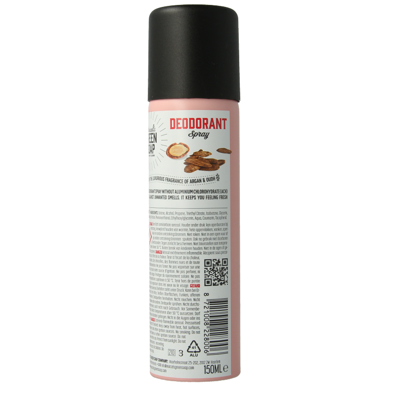 Marcel's Green Soap Deospray argan oudh 150 Milliliter