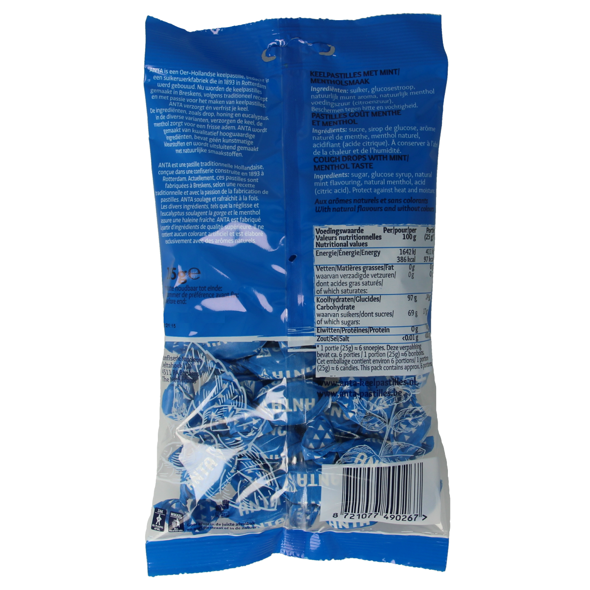 Anta Mint menthol 165.00 Gram