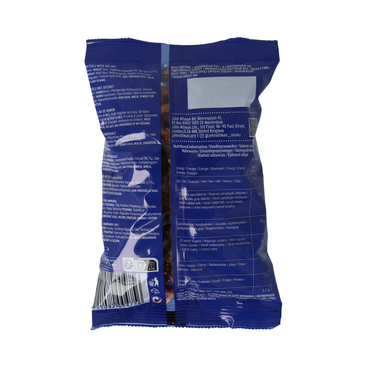 John Altman John Altman Pretzels Salt 60.00 Gram