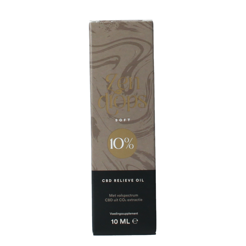 Zendrops CBD relieve oil soft 10% 10 Milliliter