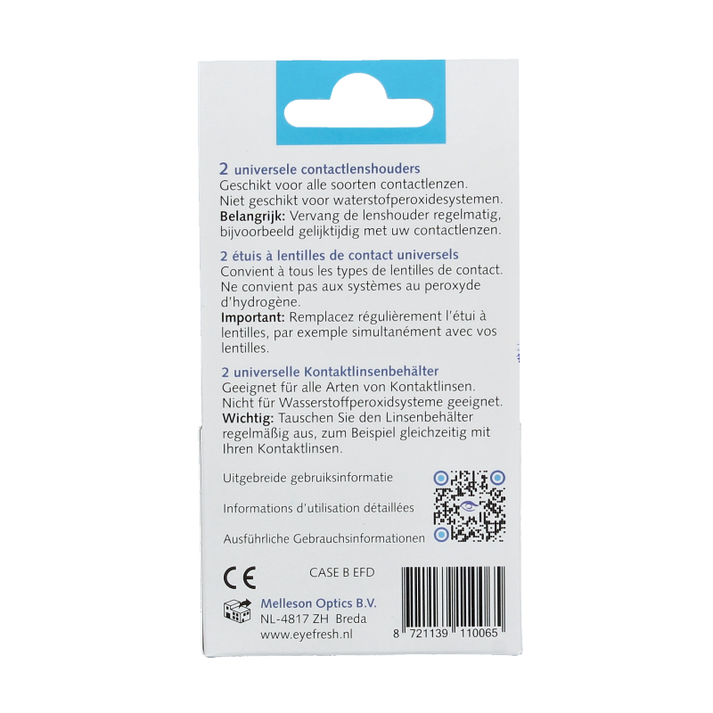 Eyefresh Lenshouder busje duo 2.00 Stuks