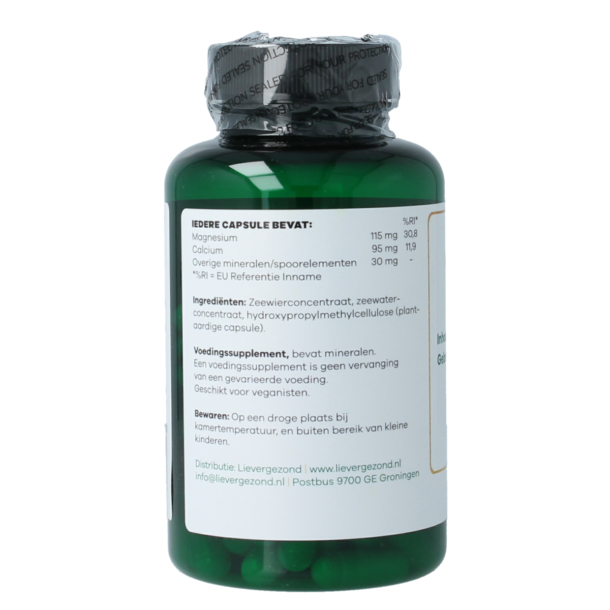 Liever Gezond Magne cal max magnesium en calcium to the max 90.00 Vegetarische capsules