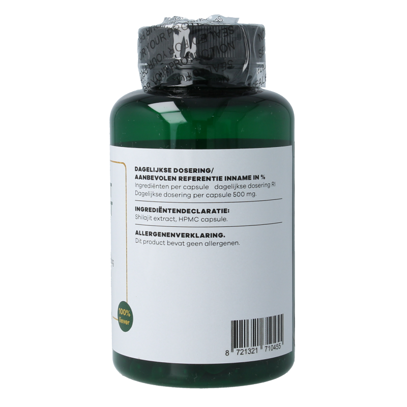 Liever Gezond Shilajit extract hoog fulvine zuur 90 Vegetarische capsules