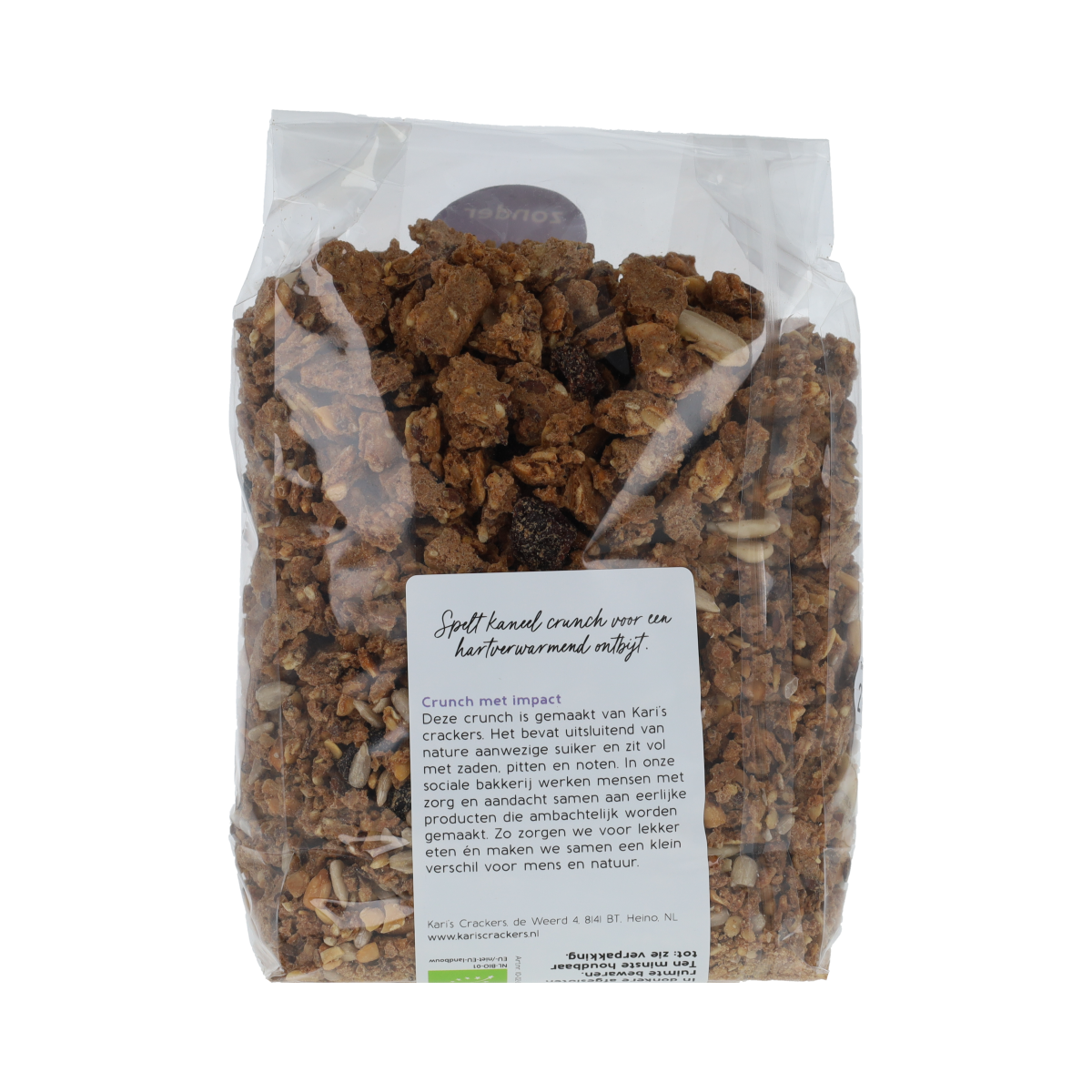 Kari's Crunch Granola spelt kaneel bio 330.00 Gram