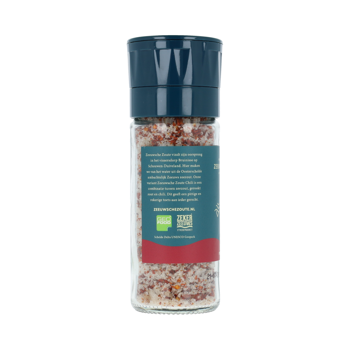 Zeeuwsche Zoute Keramische Zoutmolen Chili 65.00 Gram