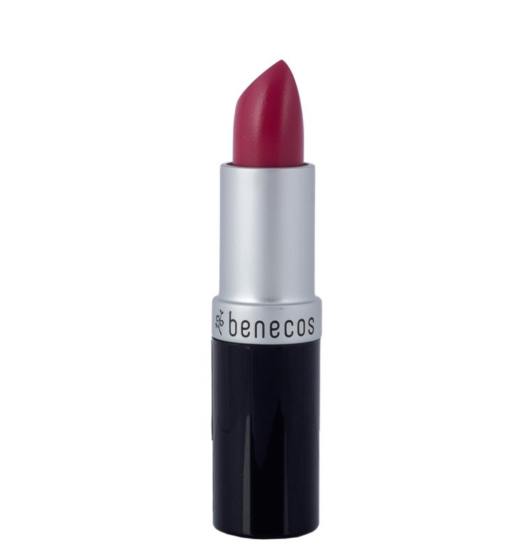 Benecos natural beauty Natural lipstick pink rose 1.00 Stuks