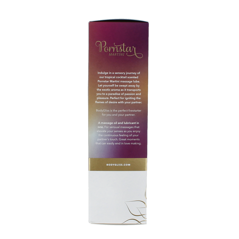 Bodygliss Massage olie/glijmiddel pornstar martini 150 Milliliter