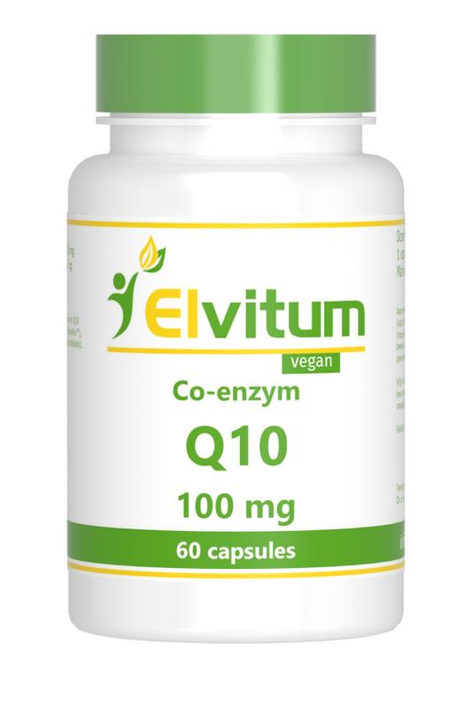 Elvitum Co-enzym Q10 100mg 60.00 Vegetarische capsules