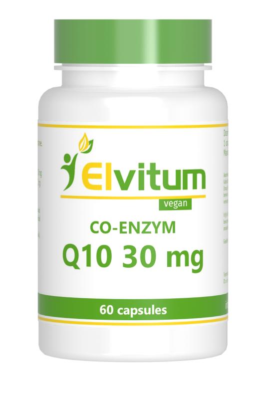 Elvitum Co-enzym Q10 30mg 60.00 Vegetarische capsules