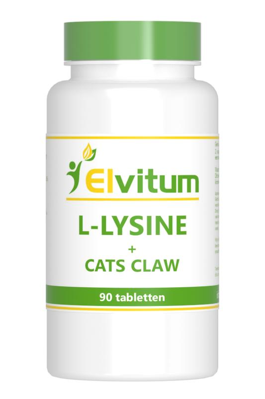 Elvitum L-Lysine cats claw 90.00 Tabletten