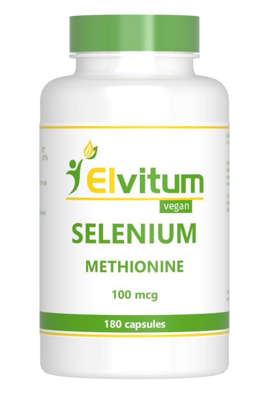 Elvitum Selenium methionine 100mcg 180 Vegetarische capsules