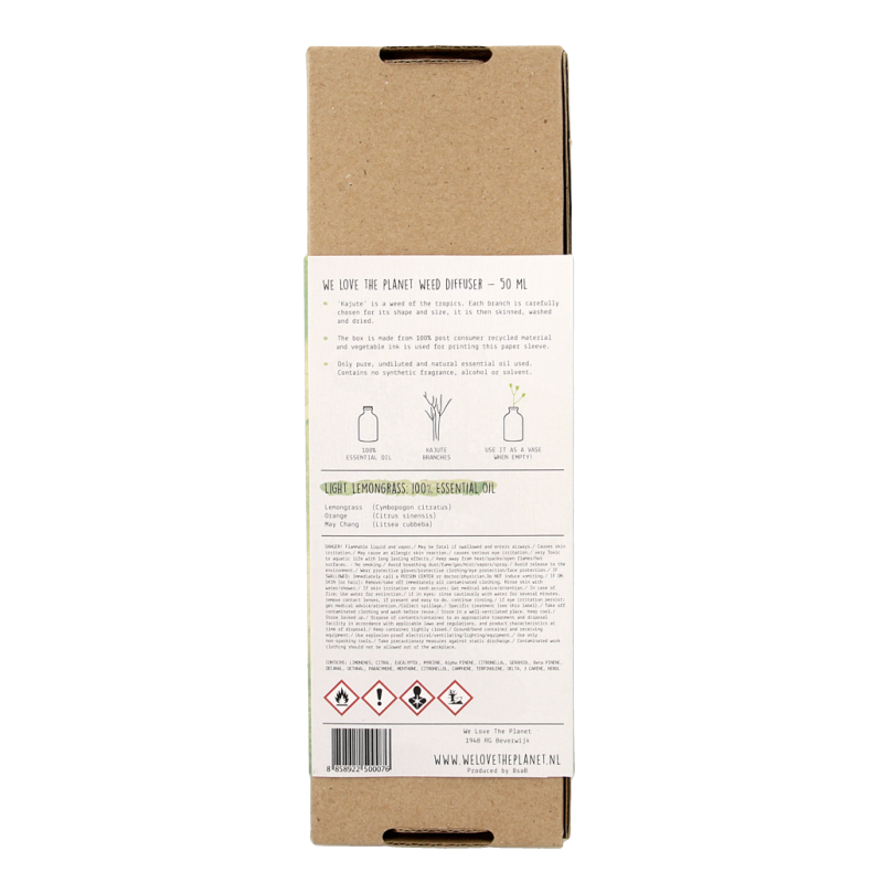 We Love Diffuser light lemongrass 50 Milliliter