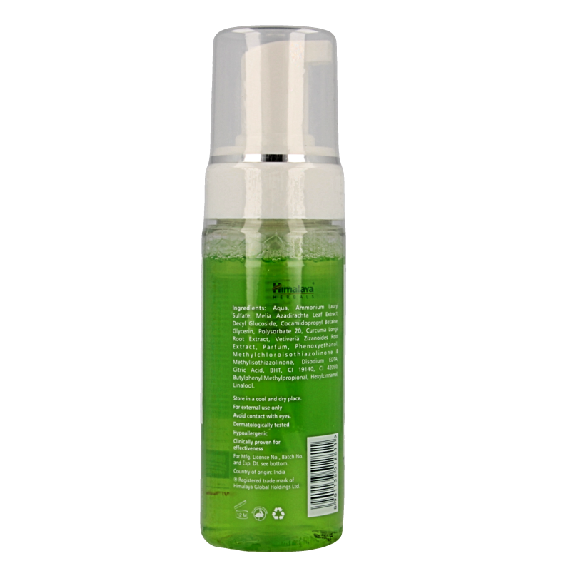 Himalaya Herbals neem foam facewash 150.00 Milliliter