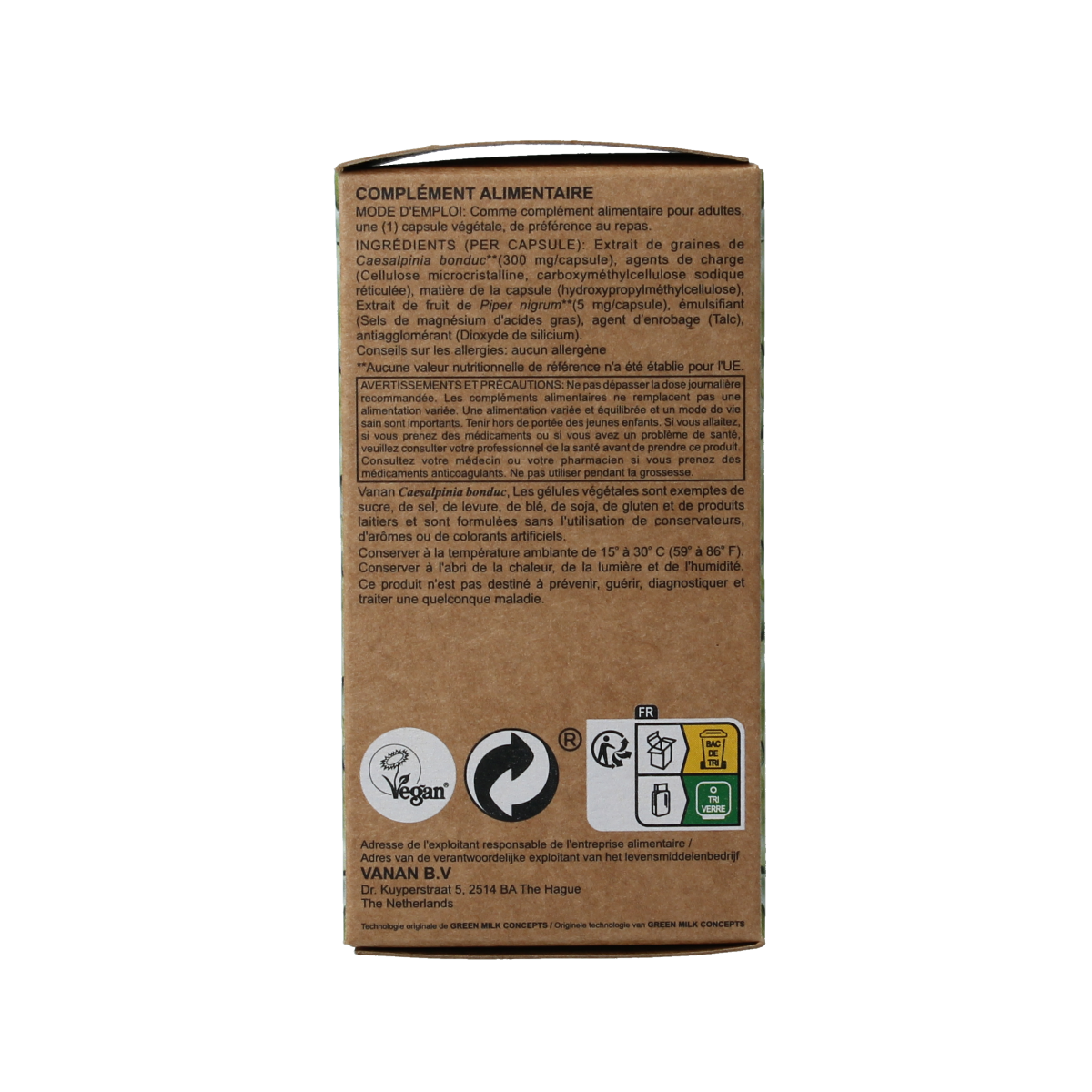Vanan Bonduc nut 60.00 Capsules