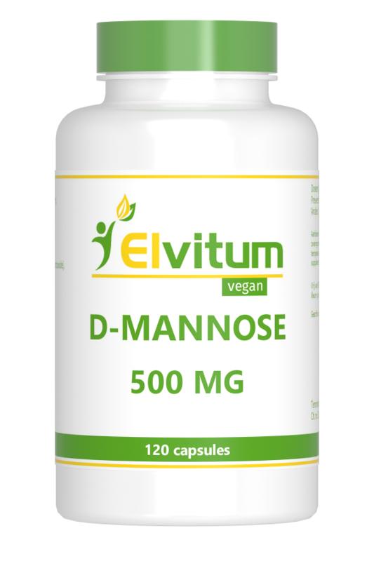 Elvitum D-Mannose 500mg 120 Vegetarische capsules