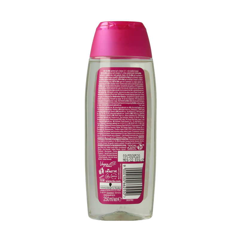 FA Kids douche & shampoo mermaid 250 Milliliter