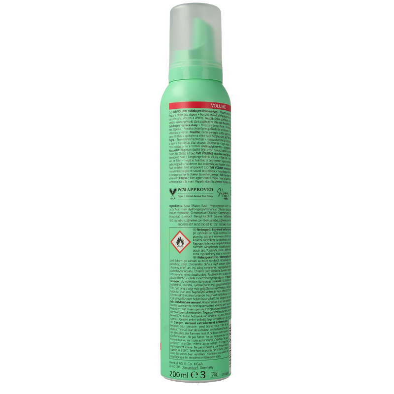 Taft Mousse volume mega strong 200 Milliliter