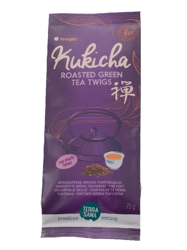 TerraSana Kukicha groene thee twijgen bio 75 Gram