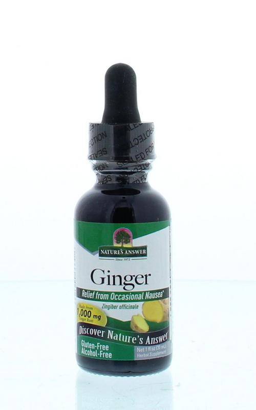 Natures Answer Gember extract alcoholvrij 30 Milliliter