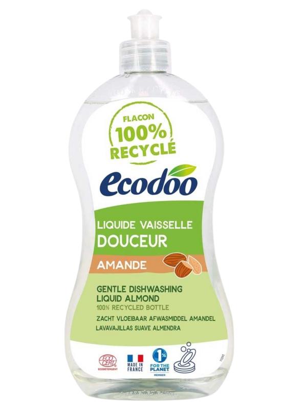 Ecodoo Afwasmiddel zacht vloeibaar amandel eco 500.00 Milliliter