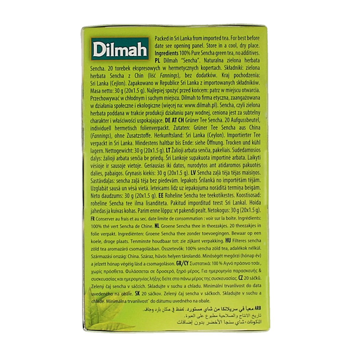 Dilmah Sencha green tea selection 20.00 Zakjes