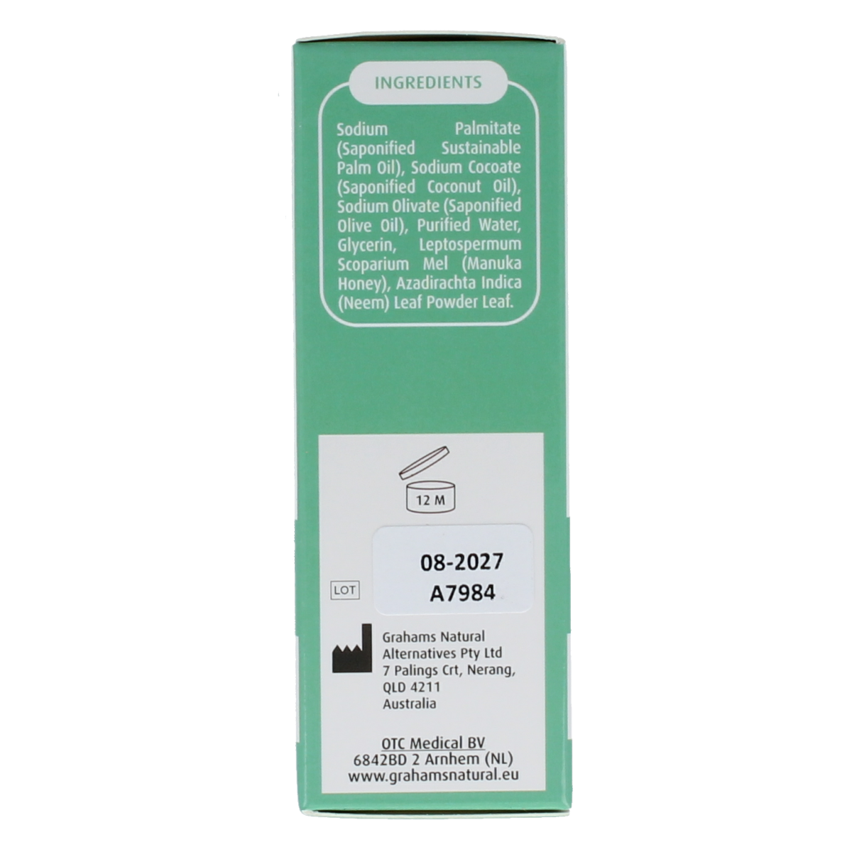 Grahams Soap 100.00 Gram
