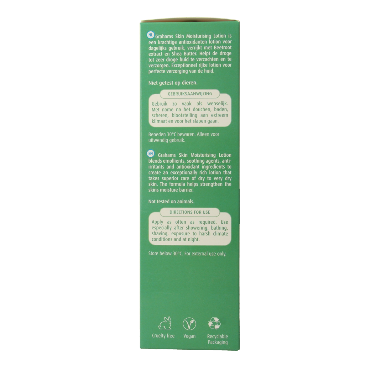Grahams Skin moisturizing lotion 200.00 Milliliter