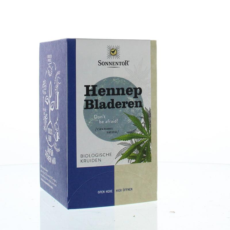 Sonnentor Hennepblad thee bio 18 Zakjes