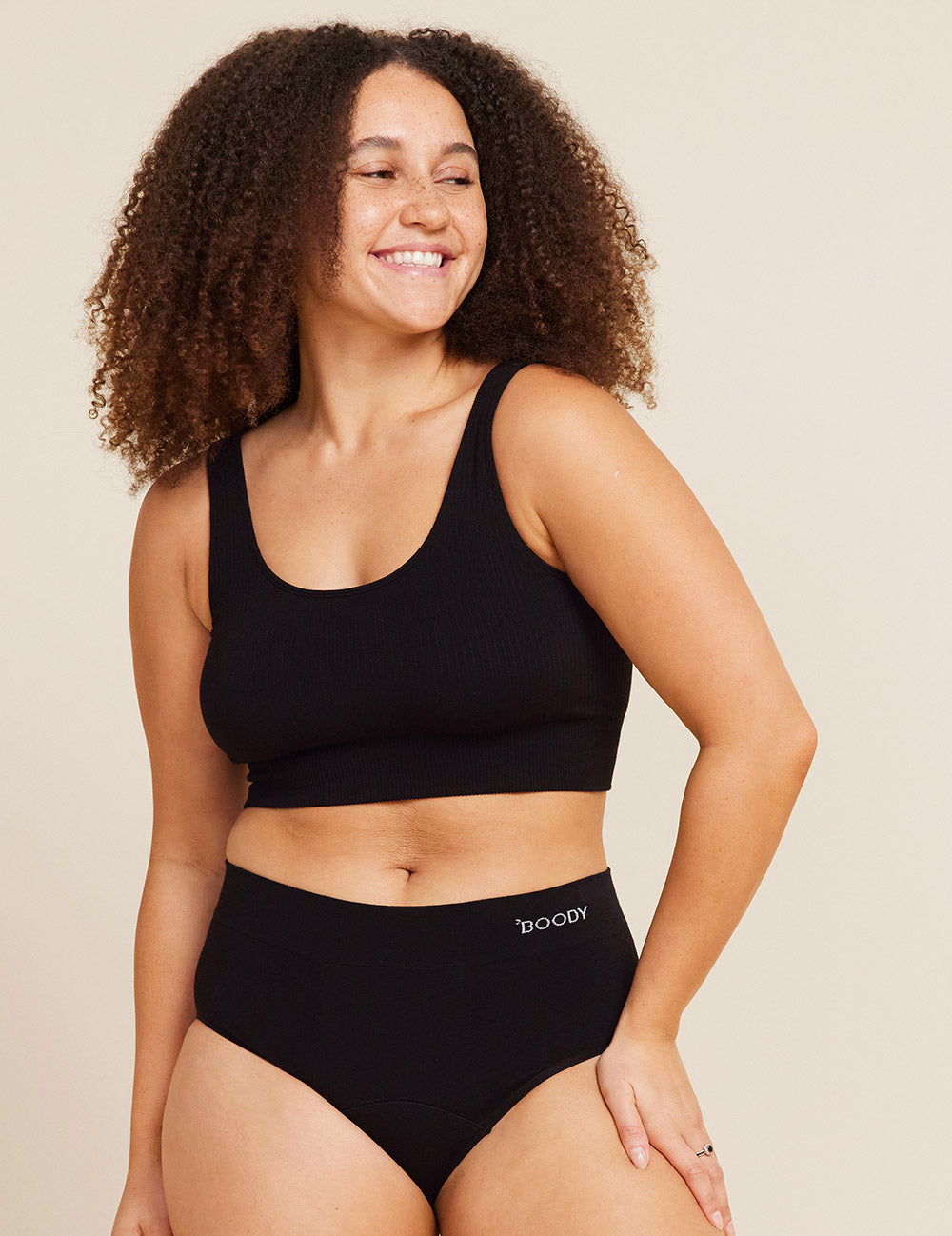 Boody Shaper crop bh zwart M 1 Stuks