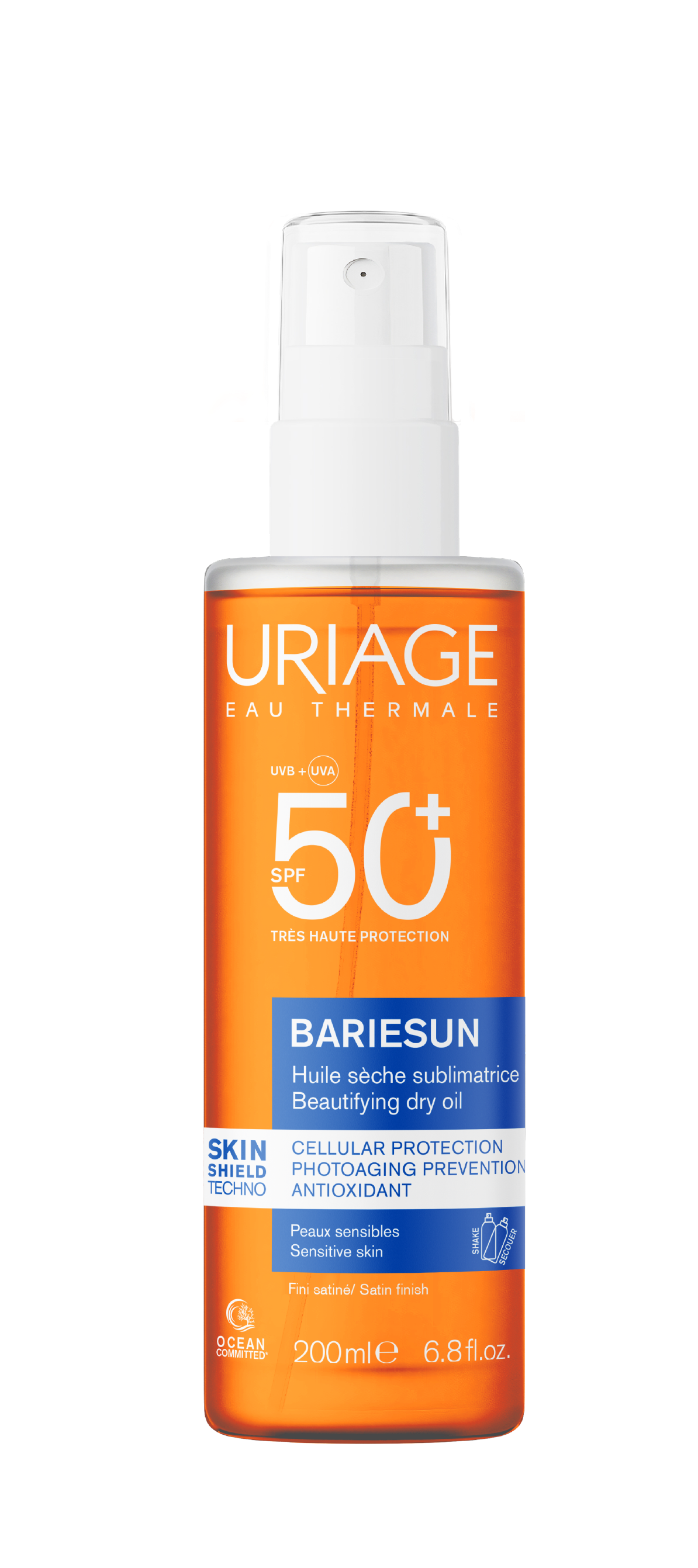 Uriage Bariesun sublima oil spray SPF50+ 200.00 Milliliter
