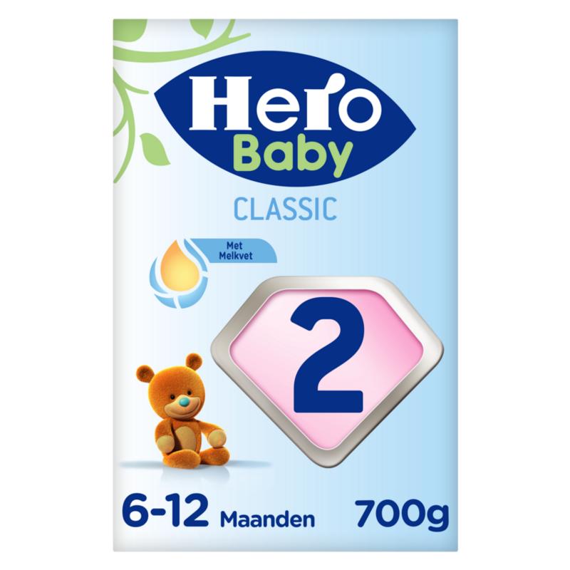 Hero Nutrasense opvolgmelk 2 (6-12mnd) 700.00 Gram