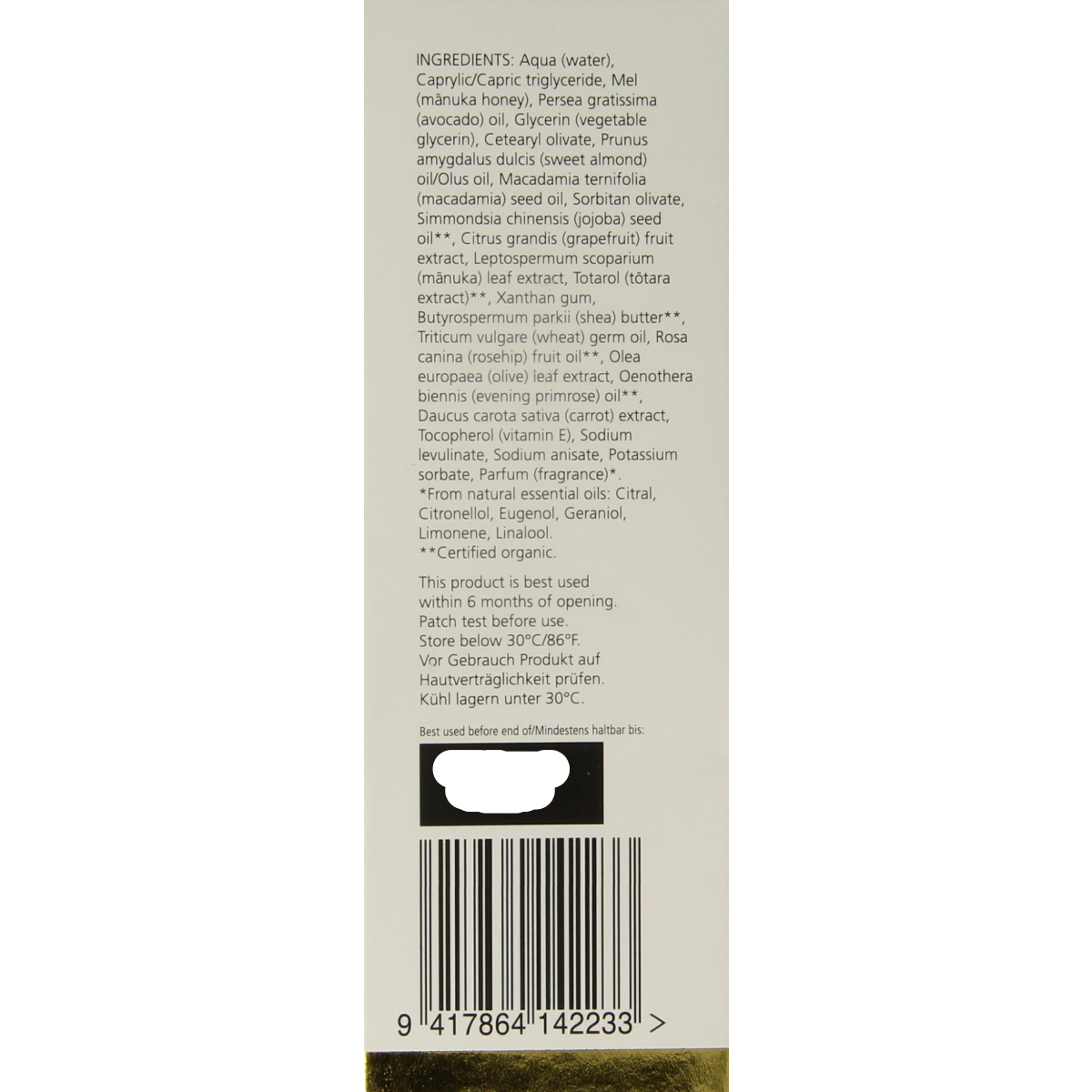 Living Nature Nachtcreme voedend 60.00 Milliliter