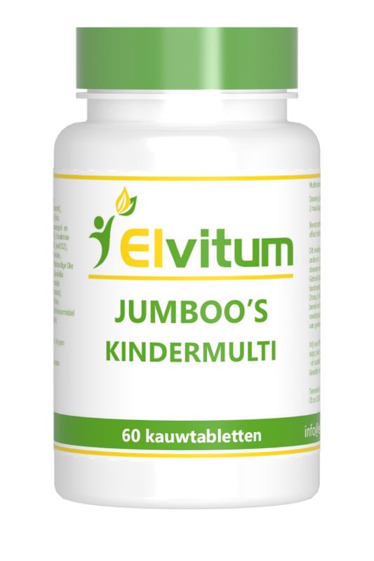 Elvitum Jumboos kindermulti 60.00 Kauwtabletten