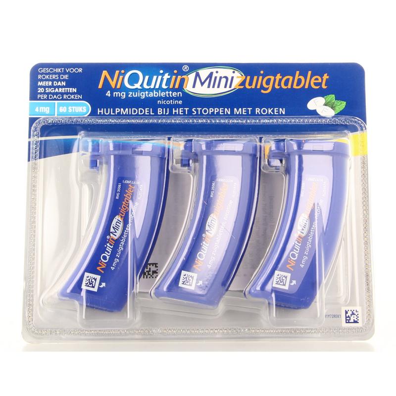 Niquitin Zuigtablet mini mint 4mg 60 Zuigtabletten