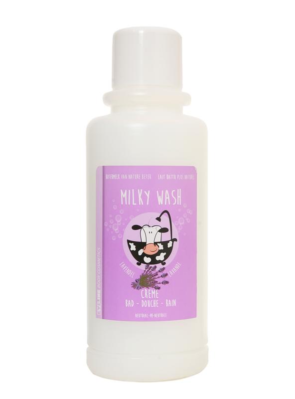 Evi Line Botermelk bad & douche lavendel 2.00 Liter