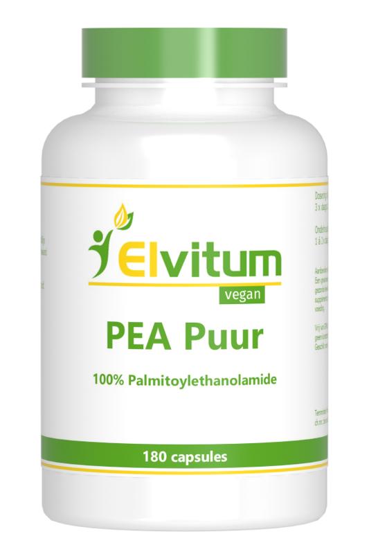 Elvitum Pea puur 180.00 Vegetarische capsules