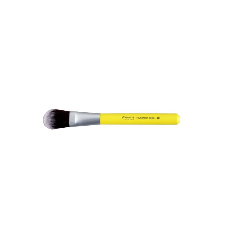 Benecos natural beauty Make up foundation brush - colour edition 1.00 Stuks